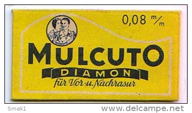 RAZOR BLADE RASIERKLINGE MULCUTO DIAMON 0,08 M/m - Rasierklingen