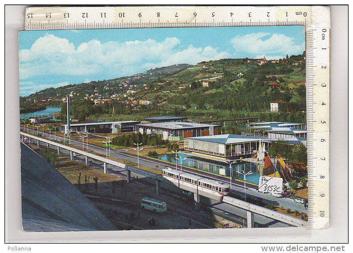 PO3153C# TORINO - ITALIA 61 - MOSTRA DELLE REGIONI - TRENO MONOROTAIA - TRAMWAY - AUTOBUS   No VG - Expositions