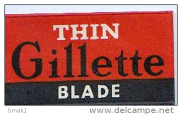 RAZOR BLADE RASIERKLINGE GILETTE THIN BLADE - Scheermesjes