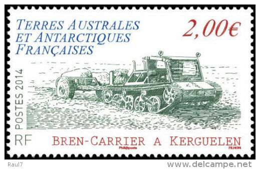 T.A.A.F. // F.S.A.T. 2014 - Bren Carrier A Kerguelen - 1v Neufs // Mnh - Nuevos