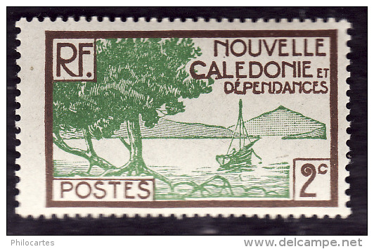 Nouvelle  Calédonie  1928-38 -  Y&T  140 - Palétuviers 2c  - NEUF** - Unused Stamps