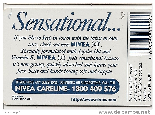 TC-PUCE-IRLANDE-20U-CREME NIVEA-TBE - Perfume