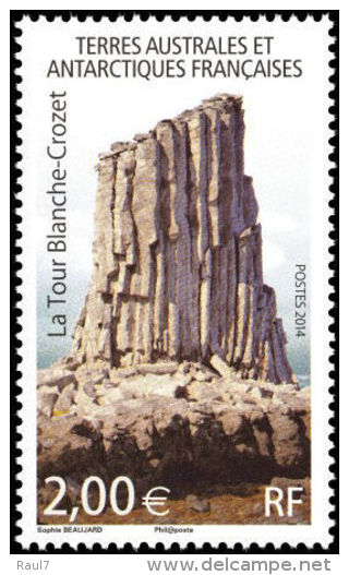 T.A.A.F. // F.S.A.T. 2014 - Tour Blanche - 1val Neufs // Mnh - Unused Stamps