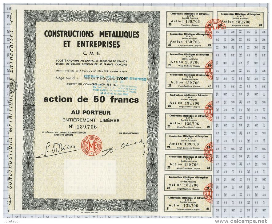 Constructions Métalliques Et Entreprises CME - Industrie