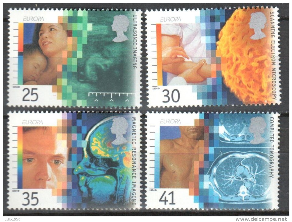 Great Britain 1994  Mi 1535-1538 MNH(**). - Unused Stamps