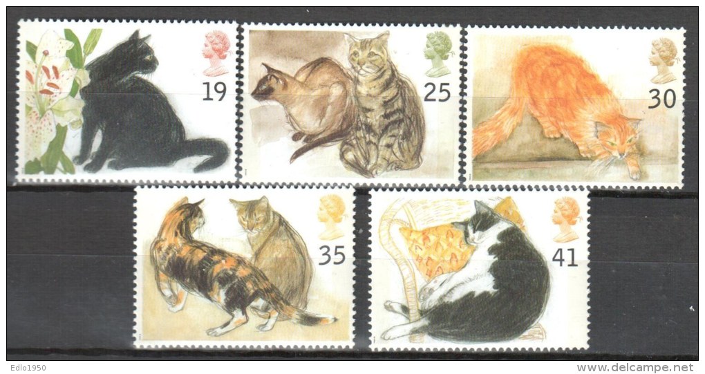 Great Britain 1995 Mi 1544-1548 MNH(**). - Unused Stamps