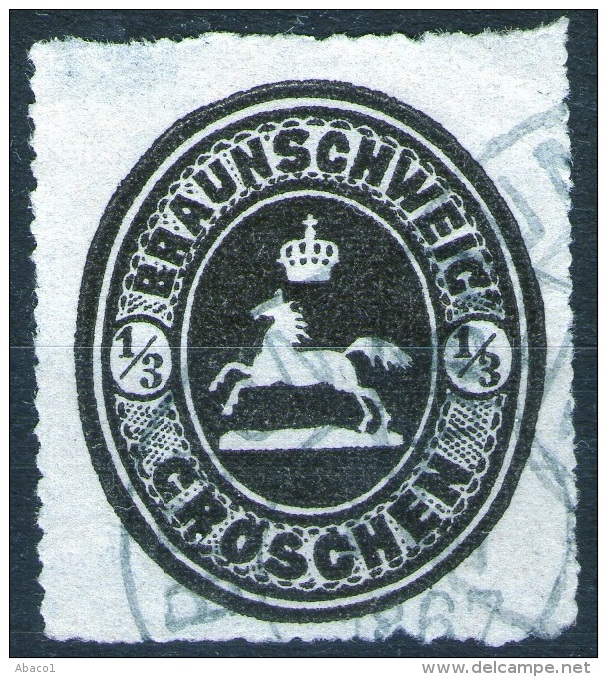 Braunschweig 1867 Auf 1/3 Groschen Schwarz Nr. 17 - Pracht - Brunswick