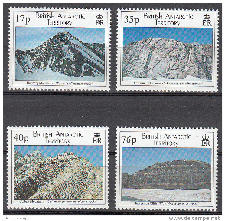 Br. Antartic Terr.   Scott No. 231-34   Mnh    Year  1995 - Neufs