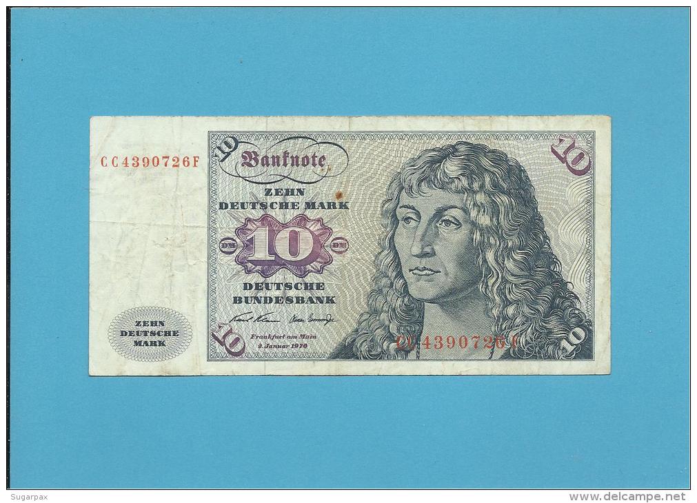 GERMANY - 10 MARK - 02.01.1970 - P31 A - DEUTSCHLAND - 10 DM