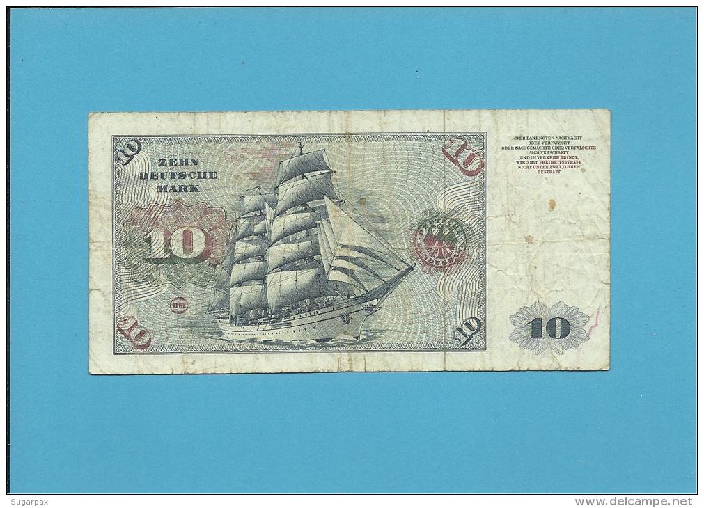 GERMANY - 10 MARK - 01.06.1977 - P31 B - DEUTSCHLAND - 10 Deutsche Mark