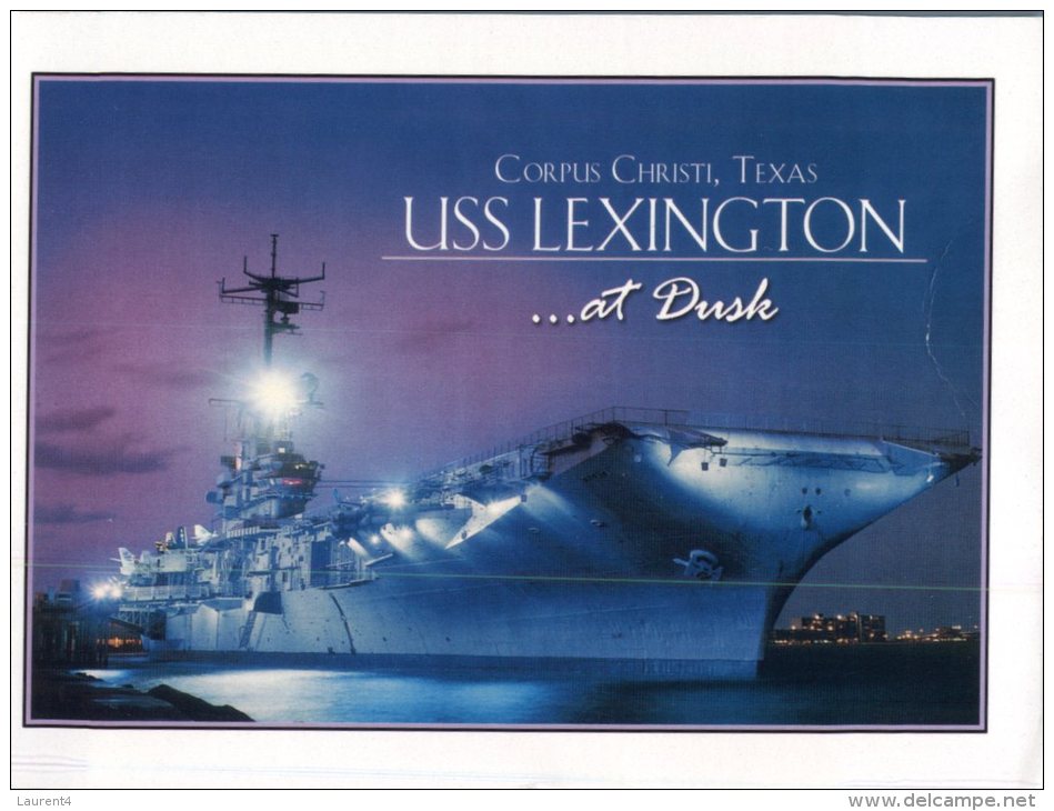 (328) USS Lexington Aircraft Carrier - Porte Avions - Krieg