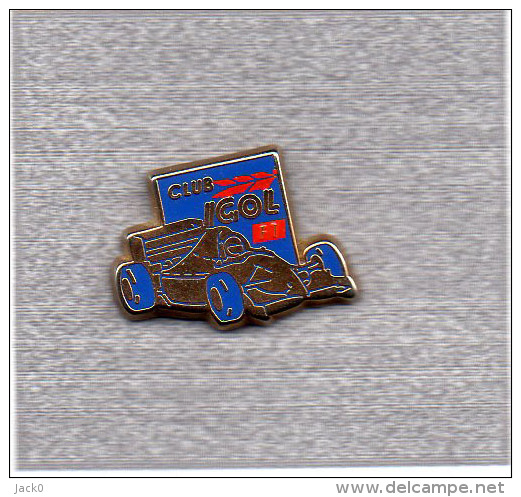 Pin´s  Sport  Automobile  F 1, Club  IGOL  Signé  Arthus  Bertrand - F1