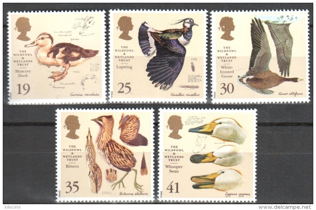 Great Britain 1996 Mi 1615-1619 MNH(**). - Ongebruikt