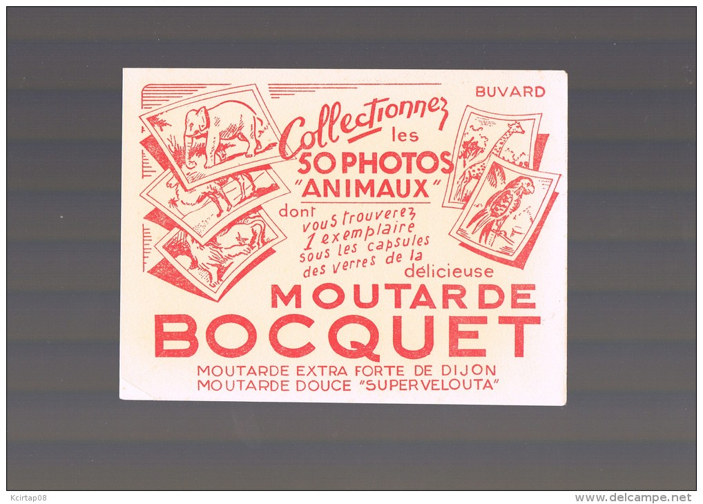 Moutarde BOCQUET . - Mostard