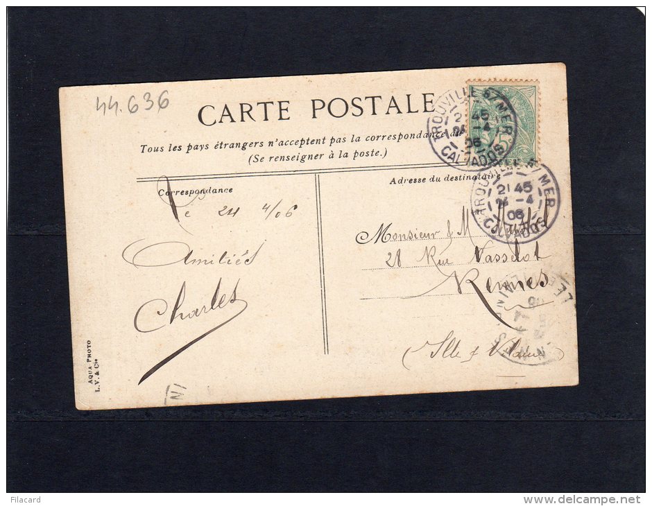 44636    Francia,  Trouville -  La  Jetee,  VG  1906 - Trouville