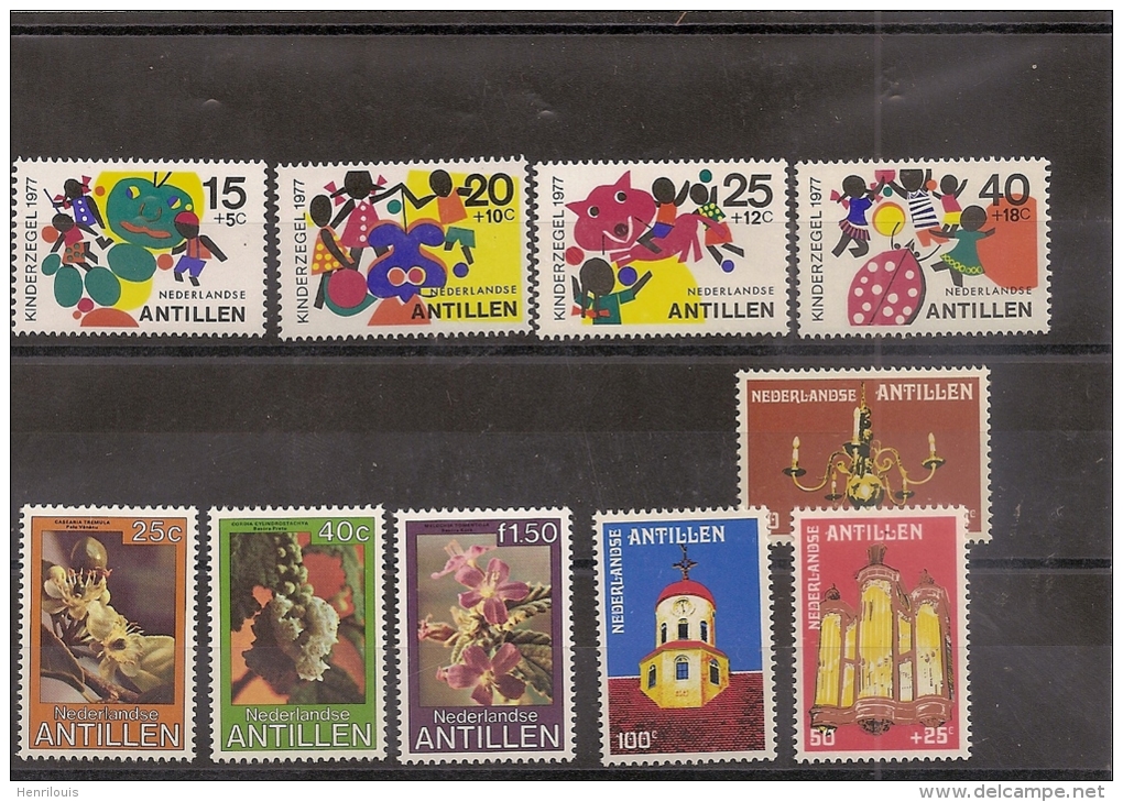 ANTILLES NEERLANDAISES / NEDERLANDSE ANTILLEN  **1977/1980      (ref 984 ) - Curaçao, Nederlandse Antillen, Aruba