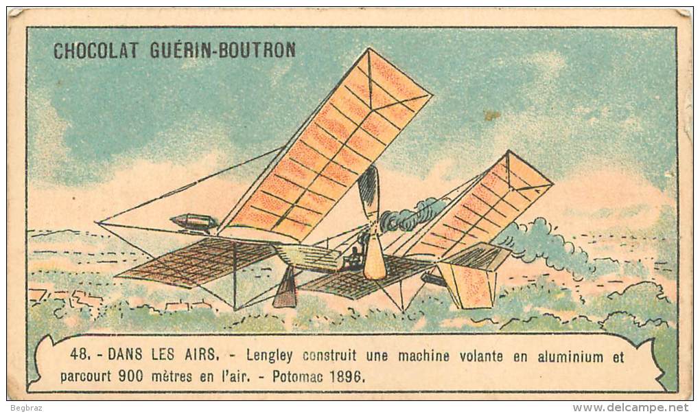 15 CHROMOS GUERIN BOUTRON  SERIE AVIATION - Guérin-Boutron