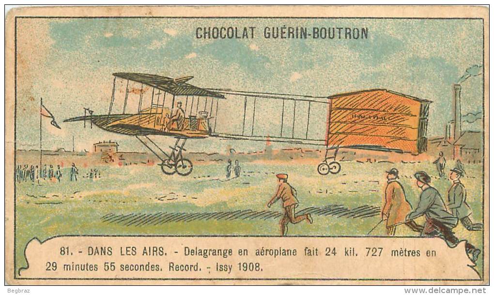 15 CHROMOS GUERIN BOUTRON  SERIE AVIATION - Guérin-Boutron