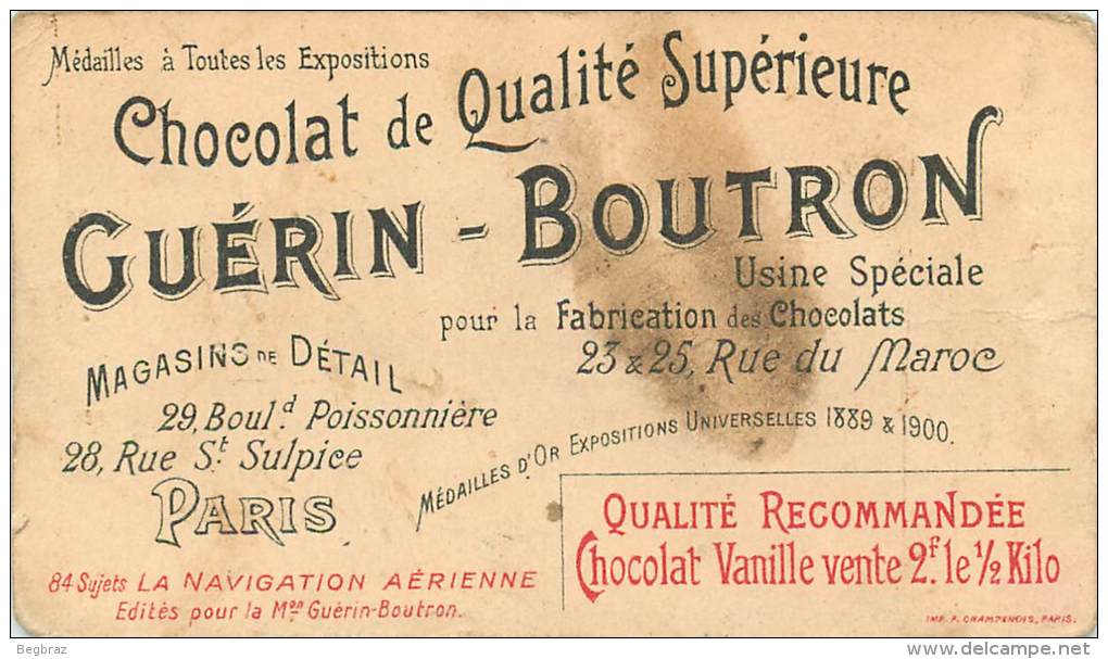 15 CHROMOS GUERIN BOUTRON  SERIE AVIATION - Guérin-Boutron