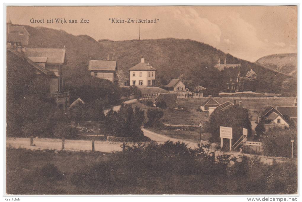 Groet Uit Wijk Aan Zee - 'Klein-Zwitserland'  - 1914  -  Holland/Nederland - Wijk Aan Zee