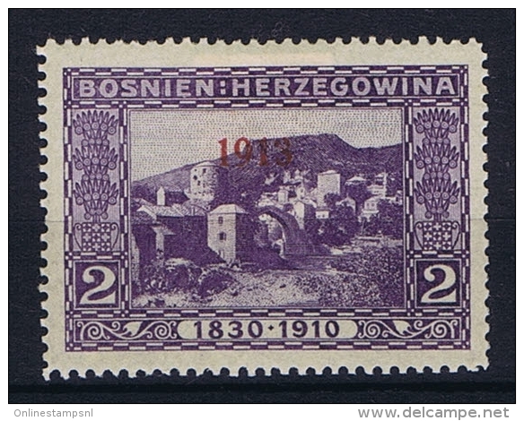 Österreichisch- Bosnien Und Herzegowina Mi 147 Type I  MH/* 1913 Staat 1918 , 1913 Instead Of 1918 - Ungebraucht