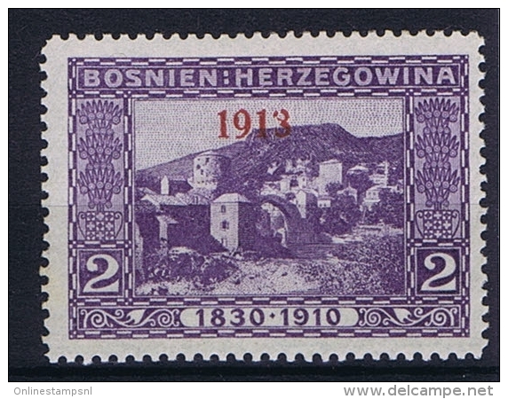 Österreichisch- Bosnien Und Herzegowina Mi 147 Type I  MH/* 1913 Staat 1918 , 1913 Instead Of 1918 - Ungebraucht