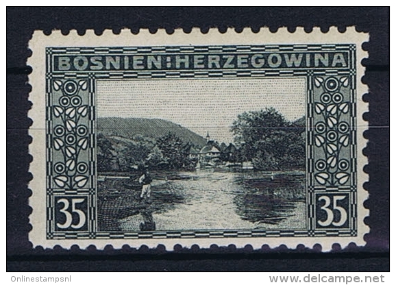 Österreichisch- Bosnien Und Herzegowina Mi 38 C Perfo 9,25, MH/* - Unused Stamps