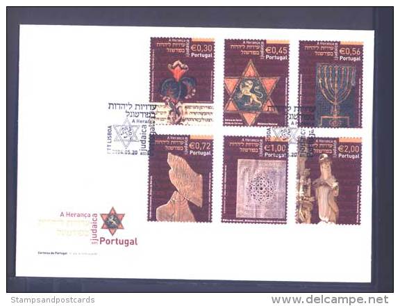 Portugal L´Héritage Juif 2004 FDC Jewish Heritage In Portugal 2004 FDC Judaica - Jewish