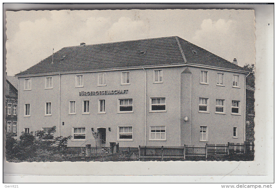 5240 BETZDORF, Gaststätte Bürgergesellschaft, 1957 - Betzdorf