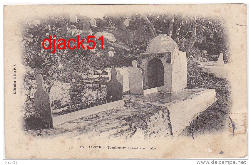 Algérie - ALGER - Tombes Au Cimetière Arazbe - Début 1900 - Algeri