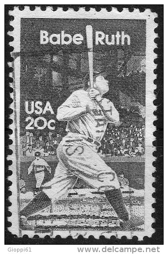 1983 Stati Uniti Sportivi Americani George Hermann Ruth Giocatore Di Baseball - Andere & Zonder Classificatie