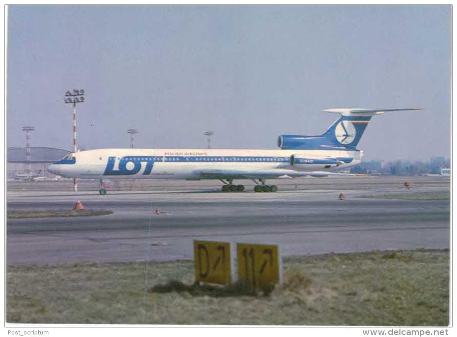 Thème -  Avion - Polish Airlines LOT - Tupolev 154M Medium/long - 1946-....: Moderne