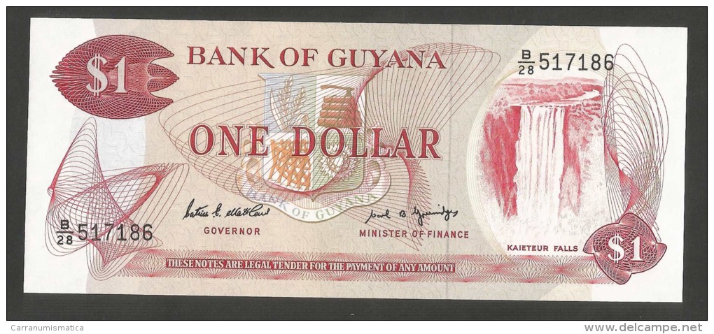 [NC] GUYANA - BANK Of GUYANA - 1 DOLLAR - Guyana