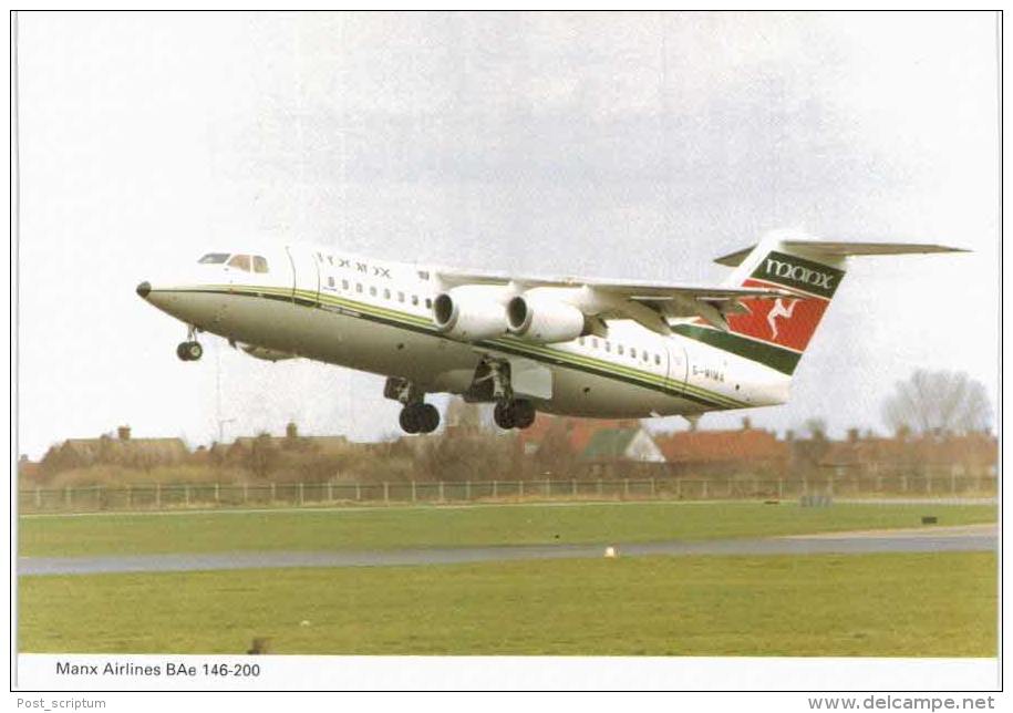 Thème -  Avion - Manx Airlines - BAe 146-200 - 1946-....: Moderne