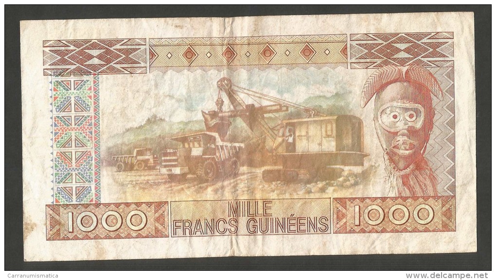 [NC] Guinée - BANQUE CENTRALE De La REPUBLIQUE De Guinée - 1000 FRANCS (1985) - Guinée