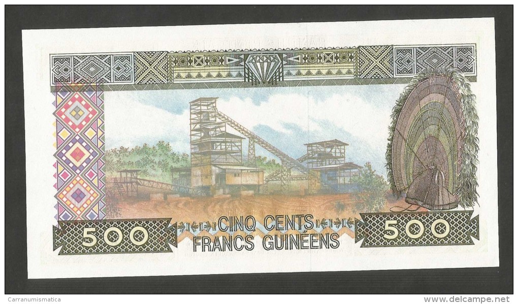 [NC] Guinée - BANQUE CENTRALE De La REPUBLIQUE De Guinée - 500 FRANCS (1985) - Guinea