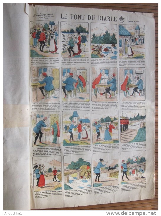 RARE Légende de France collection d'images livre (original)de 16 planches d'images d'Épinal vendu en l'état