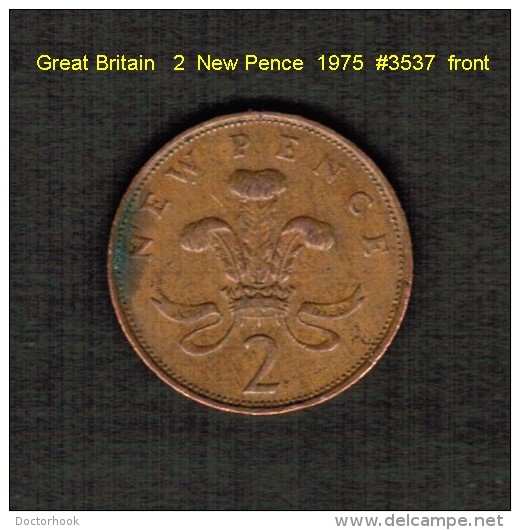 GREAT BRITAIN    2  NEW PENCE  1975  (KM # 916) - 2 Pence & 2 New Pence