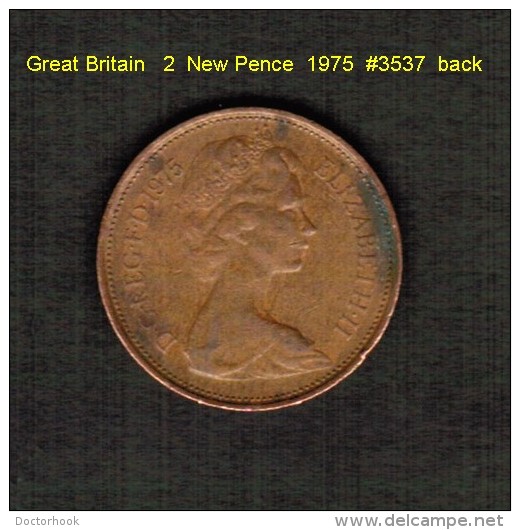 GREAT BRITAIN    2  NEW PENCE  1975  (KM # 916) - 2 Pence & 2 New Pence