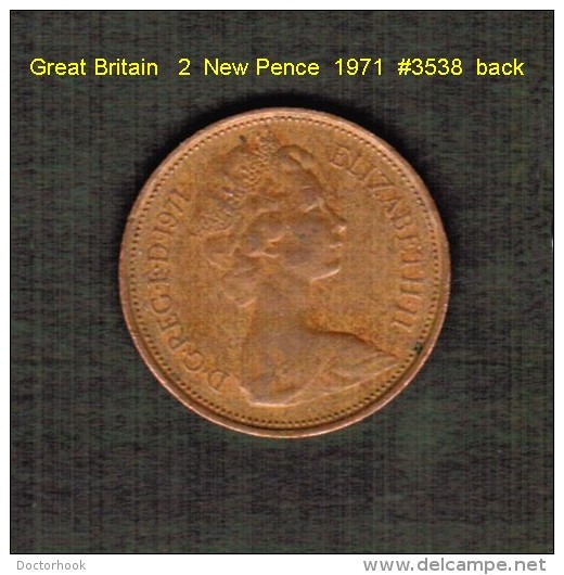 GREAT BRITAIN    2  NEW PENCE  1971  (KM # 916) - 2 Pence & 2 New Pence