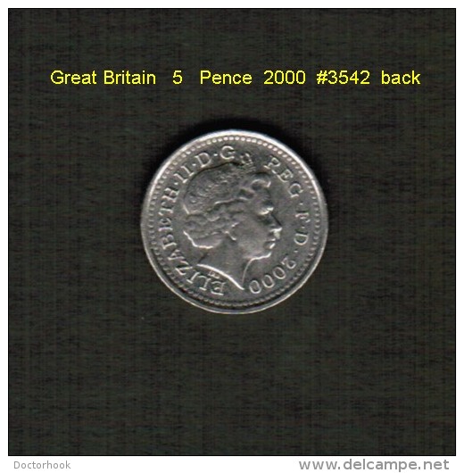 GREAT BRITAIN    5 PENCE  2000  (KM # 988) - 5 Pence & 5 New Pence