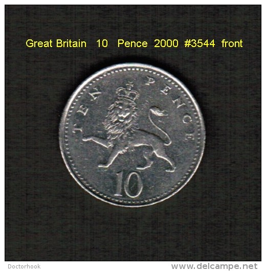 GREAT BRITAIN    10 PENCE  2000  (KM # 989) - 10 Pence & 10 New Pence