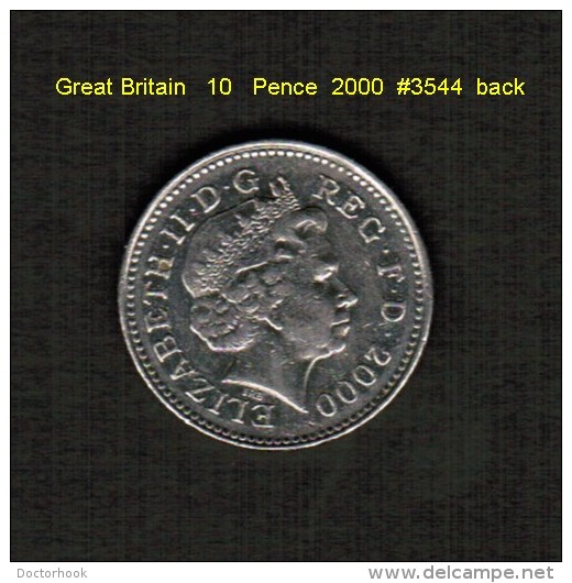 GREAT BRITAIN    10 PENCE  2000  (KM # 989) - 10 Pence & 10 New Pence