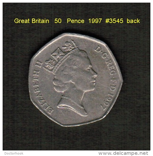 GREAT BRITAIN    50 PENCE  1997  (KM # 940.2) - 50 Pence