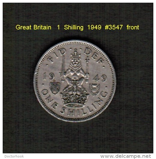 GREAT BRITAIN    1  SHILLING  1949  (KM # 864) - I. 1 Shilling