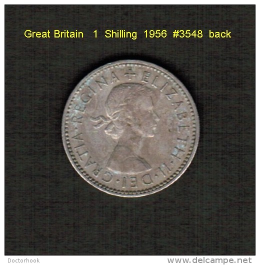 GREAT BRITAIN    1  SHILLING  1956  (KM # 904) - I. 1 Shilling