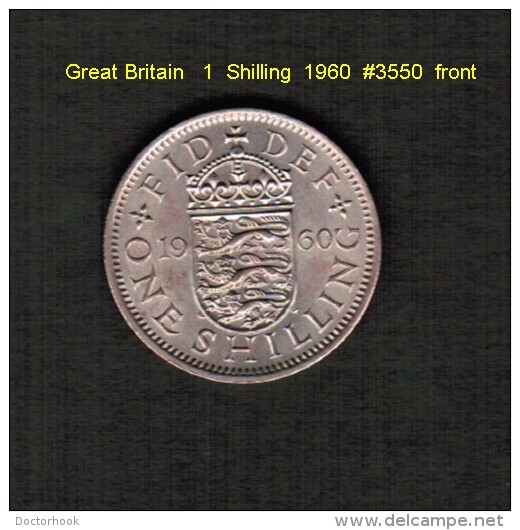 GREAT BRITAIN    1  SHILLING  1960  (KM # 904) - I. 1 Shilling