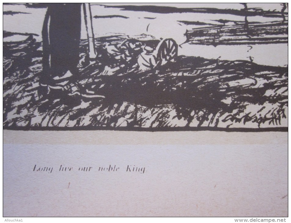 Dessin Caricaturiste-Satirique Humour Anglais Propagande Antiallem Guerre 39-45 Illustré C. Simpson-long Live Our King - 1914-18