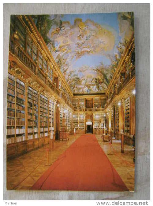 Prague Praha - Library  -Biblioteca Strahov - D113237 - Libraries