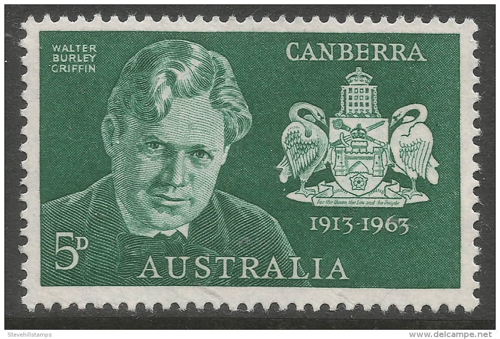 Australia. 1963 50th Anniv Of Canberra. 5d MH - Neufs